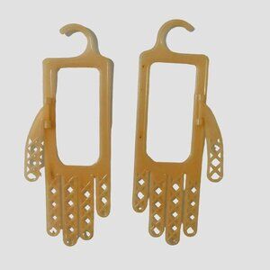Vintage Glove Drying Forms Stretching Mid Century 1950 60s Plastic